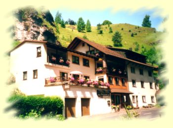Aufnahme der Pension Mariental, Fränkische Schweiz